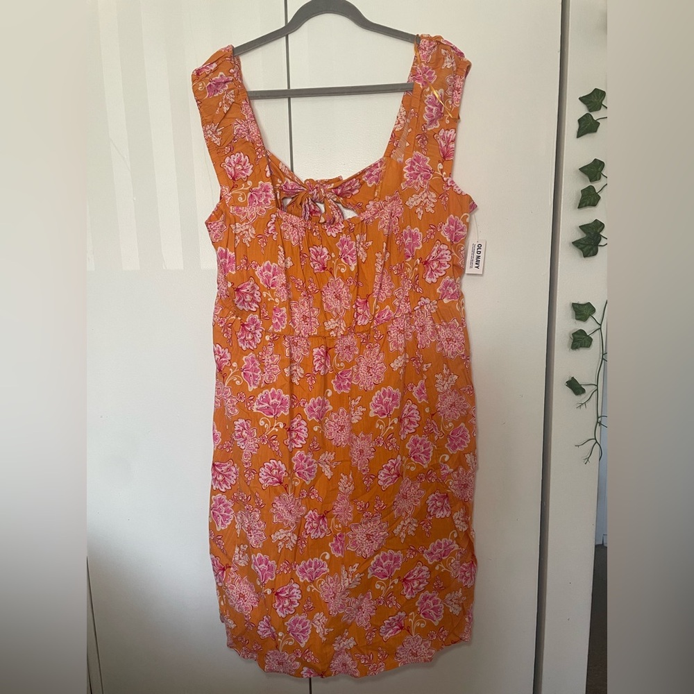 Old Navy Floral Mini Tank Top Dress